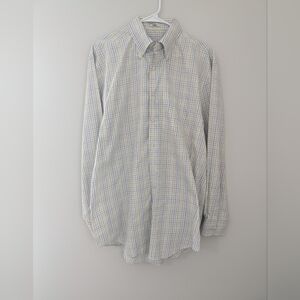 Men's Blue Checkered Shirt
